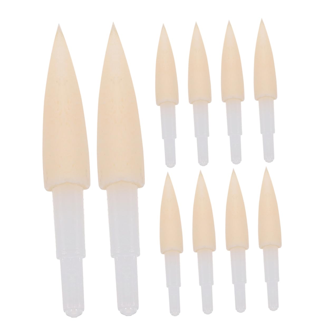 Gadpiparty Replaceable Sponge Calligraphy Pen Tips Soft Brush Pen Heads for Writing for Calligraphy Practice