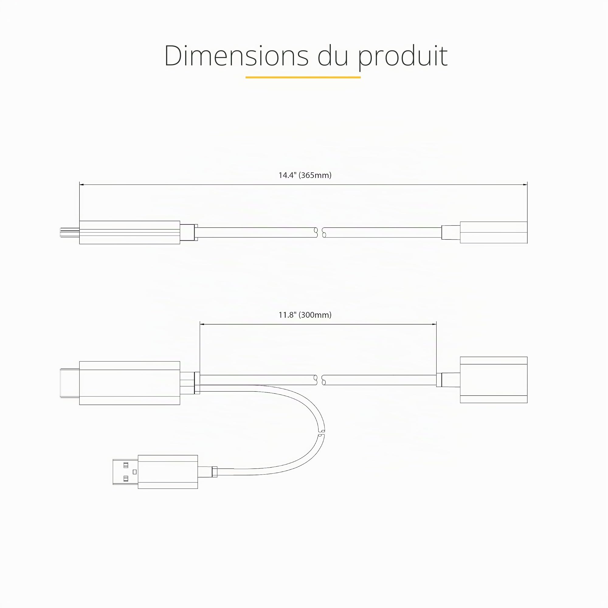 StarTech Câble Actif HDMI 2.0 vers DP 1.2 de 30cm, 4K 60Hz, HDR
