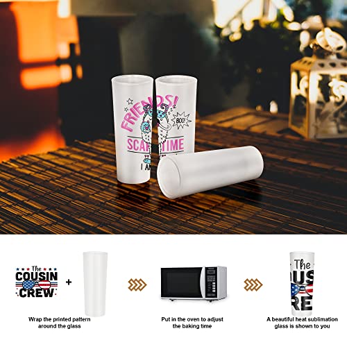 Agh Sublimation Frosted Shot Glasses 3 Oz Set Of 12 Shot Glasses Sublimation Blanks Products Personalized Shot Glasses Bulk With Heavy Base For Whiskey, Tequila, Vodka, Espresso #TOP2