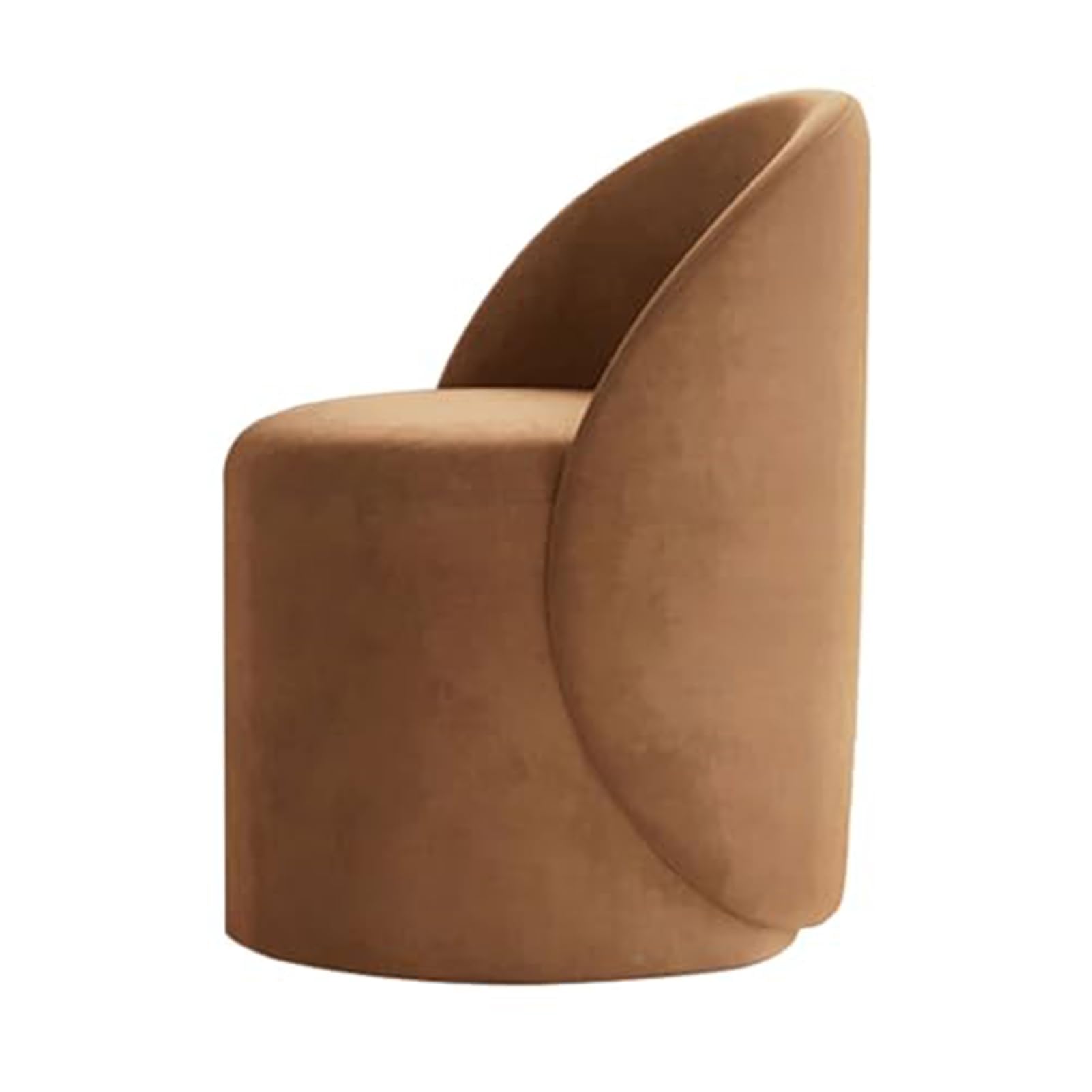 Taburete giratorio 360 con respaldo otomana acolchada de tocador para dormitorio