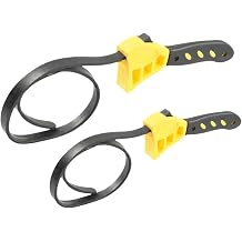 2 Pieces Car Wrench Adjustable Cuff Strap Wrench Automotive Removal Tool Hand Tool Professional Multifunctional Repair Rubber