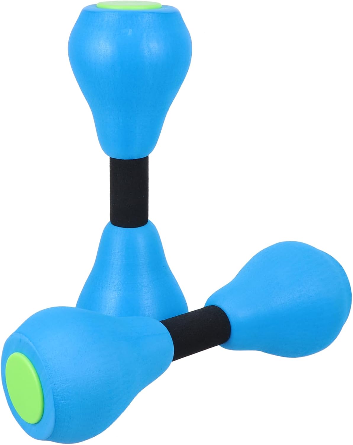 2pcs Small Water Dumbbells for Women and Padded Floating Fitness Equipment for Pool Aerobic Strength Training Compact and Travel Friendly