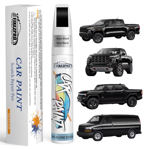 Image of Onyx Black /Void Black(GBA /WA8555) Touch Up Paint for GMC, Exact Color Match Car Paint Scratch Repair Remover Pen Kit Fix Vehicle Chips and Automotive Nicks Scuff