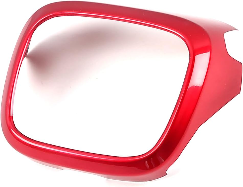 Car Accessories Fit For Honda CRV CR-V 2017 2018 Car Front Grille Logo Frame Cover Decoration Trim (Red) ABS 1 PC