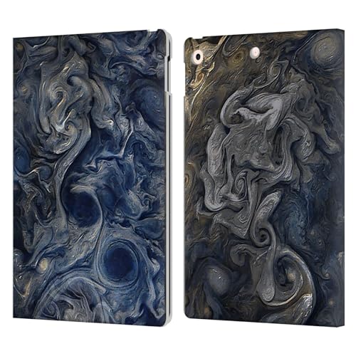 Étui portefeuille Apple iPad 10.2 en cuir Head Case Designs Cosmo18 Blues Espace 2保护壳