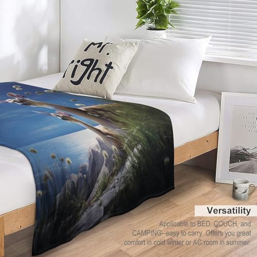 Manta de forro polar de franela para decorar el sofá de tu sala de estar este invierno 7