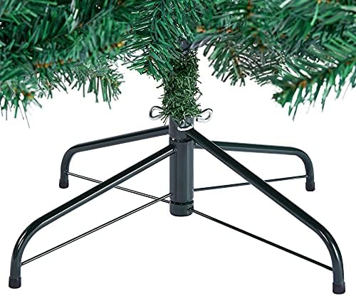 Yaheetech 7ft Artificial Christmas Tree Hinged Spruce Xmas Pine Tree with Foldable Stand Holiday Decorations Indoor/Outdoor