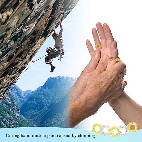 Acupressure Rings And Bracelets Massagers Set Spiky Sensory Finger Rings For Finger And Hand Wrist Massage Pain Relief #TOP2