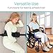 Vive Bed Restraints for Elderly Dementia Patients - Safety Belt for Wheelchair &Bed - Fall Prevention Device for Seniors - Adjustable Strap and Cushioned Waist Belt for Hospital Caregivers