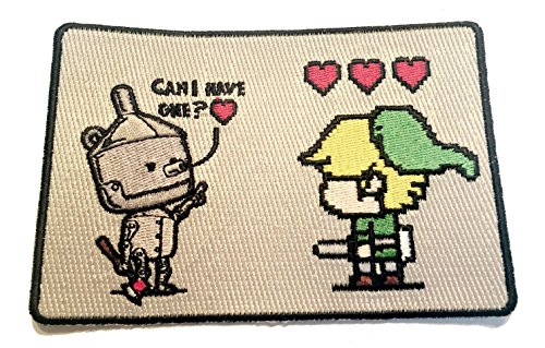  Heart Seeker  Funny Classic Movie & Video Game Parody - Novelty Iron On Patch Applique