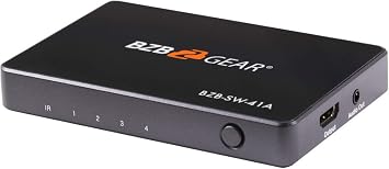 4x1 4K UHD Ultra Slim HDMI Switcher