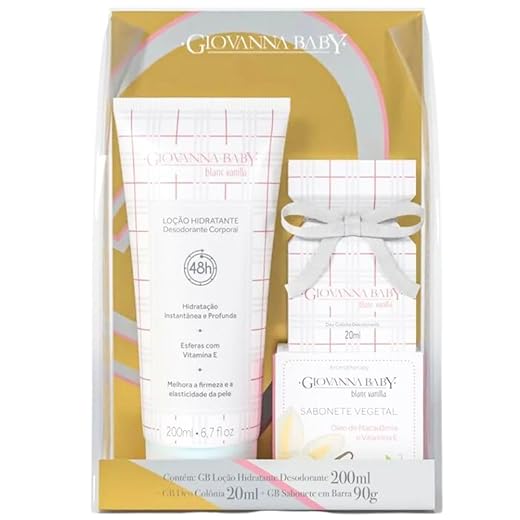 Giovanna Baby - Kit Giovanna Baby Col 20Ml+Locao 200Ml+Sab 90G Blanc Vanilla (Novo)