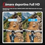 4K 30FPS 16MP Action Camera, Ultra HD 30M Underwater Waterproof Sports Camera with 2.0 Inch Screen, 170 Degree Wide Angle, for Swimming Surfing Diving (Black)