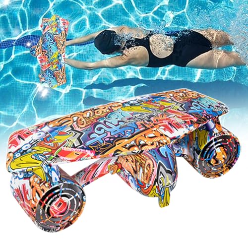 Patinete subacuático portátil, motores duales para mejorar el buceo y la natación, compatible con cámara de acción, ideal para deportes acuáticos, entrenamiento de buceo y actividades de playa