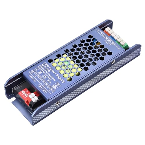 Image of GOMING CE Ultra Thin 12V 100W Power Supply LED Driver | AC 100-130V to DC 12V 8.3A Lighting Transformer Constant Voltage for LED Strip Light
