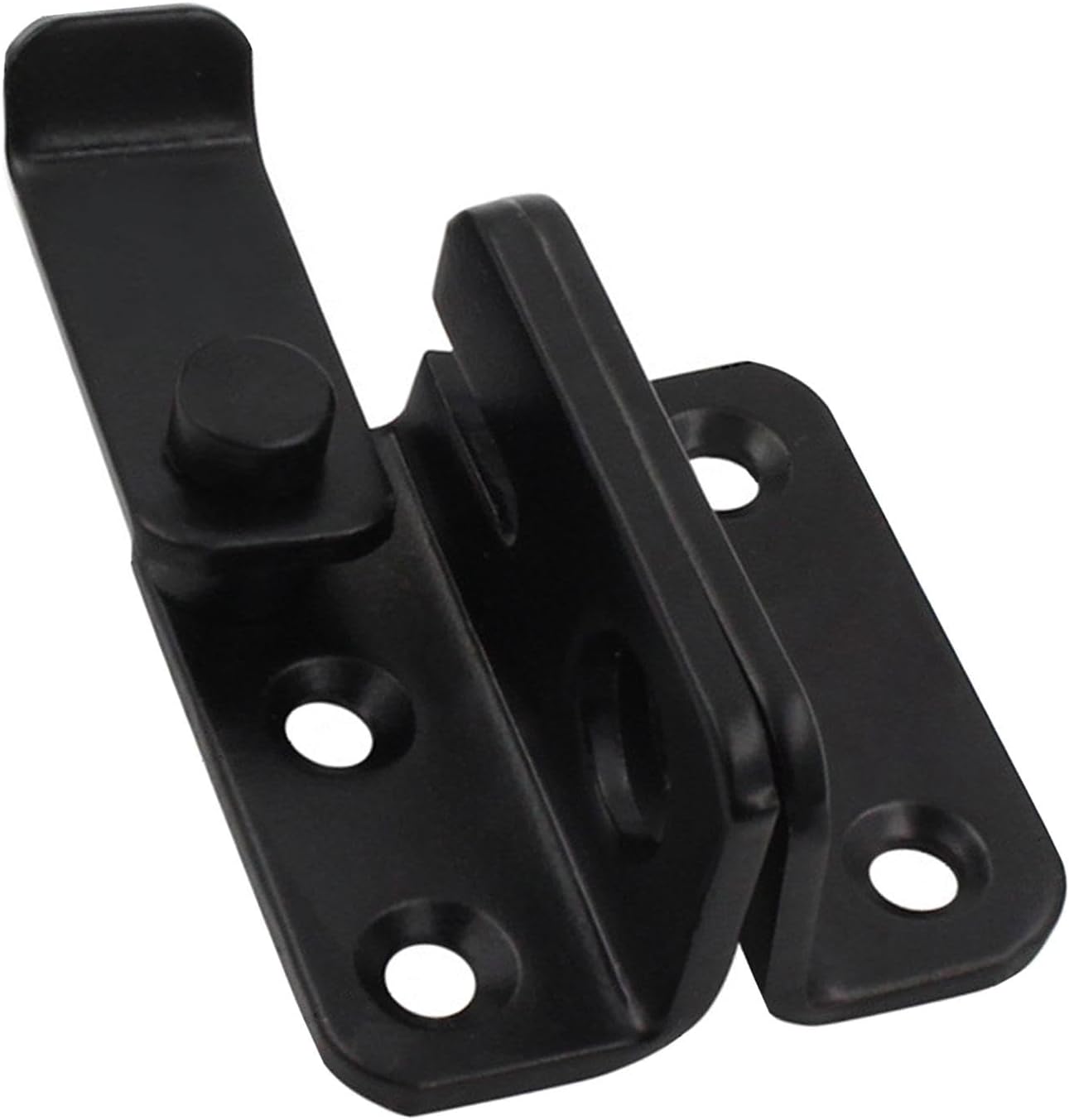 Flip Latch Gate Latch Hardware Safety Door Lock Catch for Barn Garage Window Black S Left Open