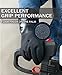LIICHAAO Chemical Resistant gloves,waterproof,trapping gloves,Concrete,Acid,Alkali,Oil Protection(Black) 1 Pairs Large