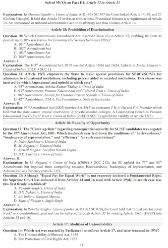 Image of Indian Polity | 2064 Solved Questions & 1100+ MCQs (PYQs) for UPSC Civil Services, State PCS, IAS | Prelims & Mains Exam Book 2026 | Complete Course on Constitution of India (Art 1 to 395)