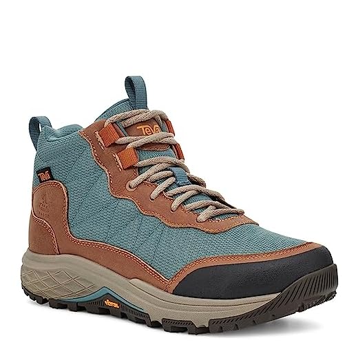 Teva Women's Ridgeview Mid RP Hiking Boot, Tan/Trooper, 7