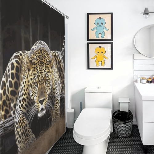 Rideau de douche imperméable pour hôtel et spa de dimensions 168 x 183 cm