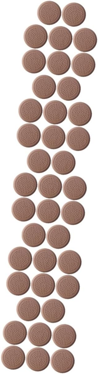 Hemoton 40pcs Non-Slip Chair Foot Covers Hardwood Floor Furniture Pads Silicone Table Feet Pads Easy to Use
