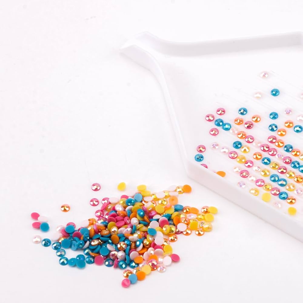 ダイアモンドアート引退品 30角】mix-ont35 ノーマル・オーロラ・フェアリー入30x30 四角