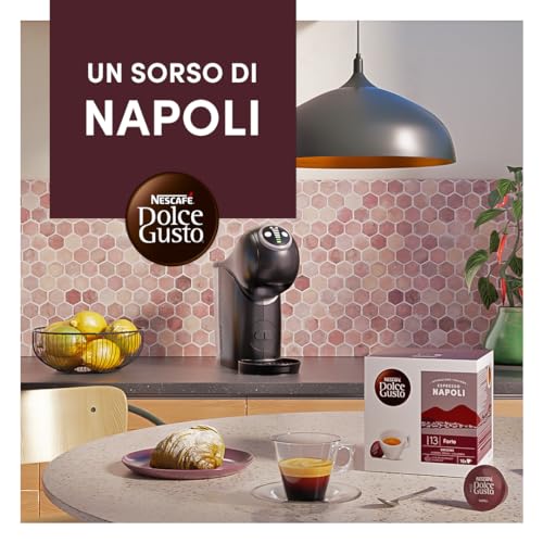 Image of NESCAFE Dolce Gusto - Espresso Napoli Coffee Capsules (16 Servings) By COUGAR | Italian Inspired Intense Espresso Coffee Pods | Intensity 13 Dark Roast Blend | Pods For Dolce Gusto Machines - (Imported-UK)