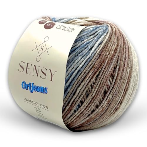 S Sensy Orijeans-Cotton&Acrylic Blend Amigurumi #2 Fine Yarn Marine 180yds