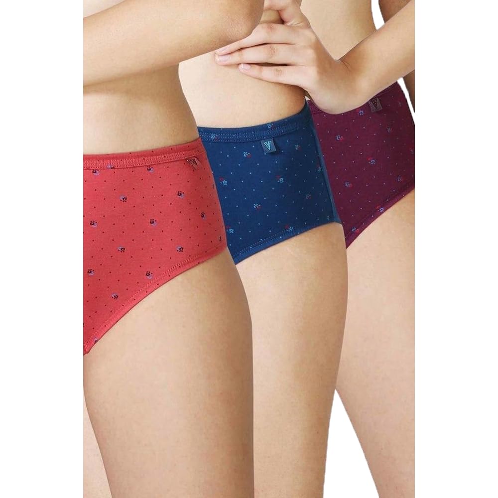 Van Heusen Women Anti Bacterial Hipster Panty – 100% Super Combed Cotton – Pack of 3 – No Marks Waistband, Moisture Wicking, Full Coverage Van Heusen Women Anti Bacterial Hipster Panty – 100% Super Combed Cotton – Pack of 3 – No Marks Waistband, Moisture Wicking, Full Coverage