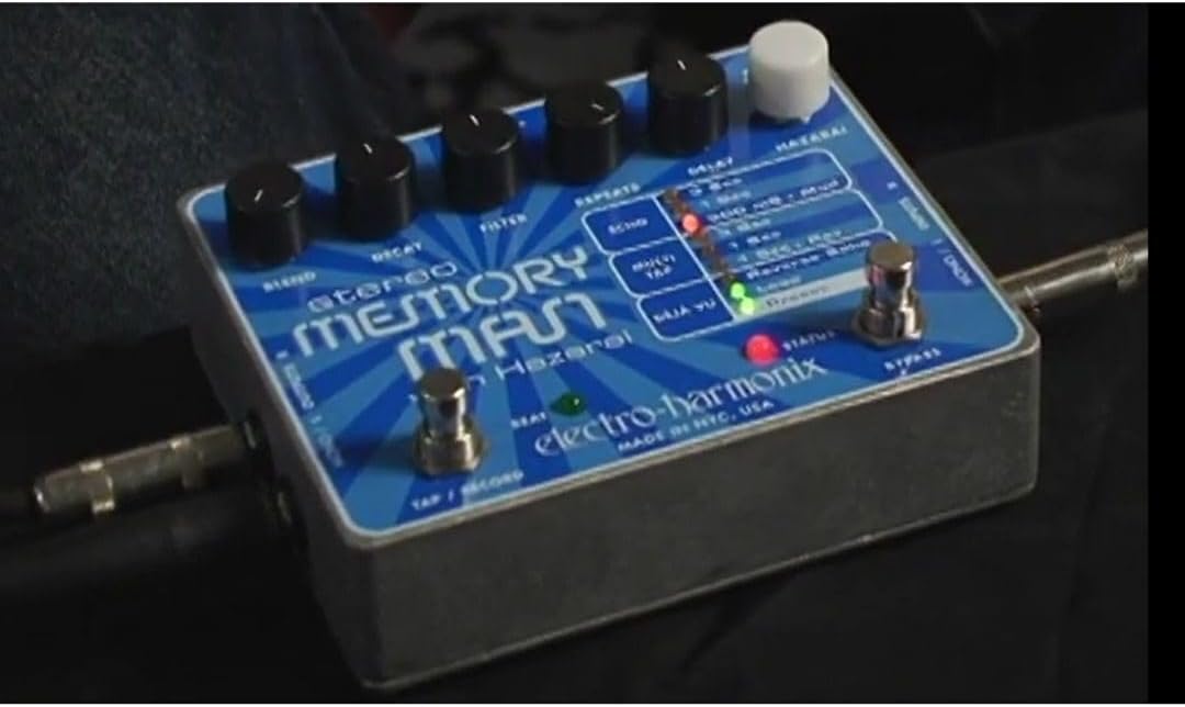 Electro-Harmonix Stereo Memory Man with Hazarai Delay & Looper Pedal