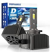 SUPAREE D1S D1R LED Headlight Bulbs, 12,000LM 380% Brightness, Plug and Play to Original Hid Ball...