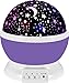 Baby Night Light Lamp Uinstone Moon Star Projector 360 Degree Rotation Romantic Rotating Cosmos Star Sky Moon Projector for Children Kids Bedroom - 9 Light Color Changing With 4.9 FT (1.5 M) USB Cable