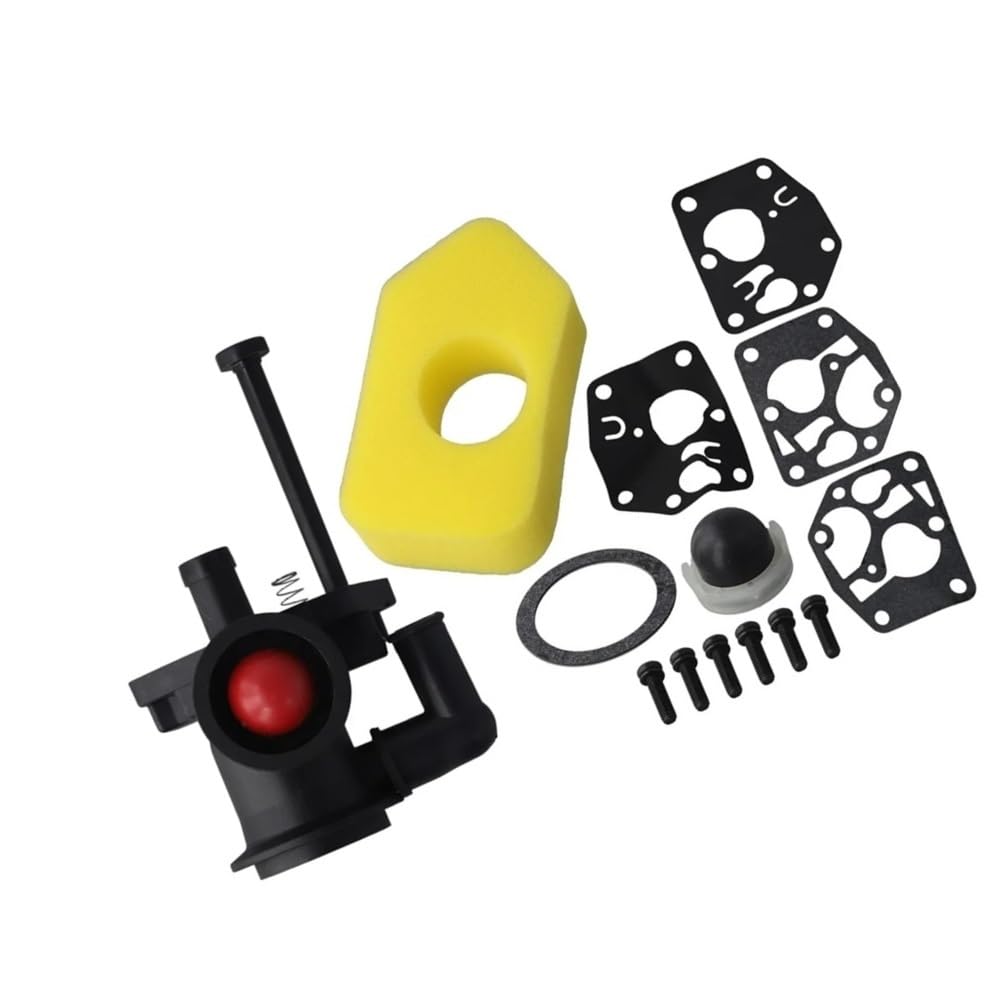 Kit de carburateur tondeuse à gazon compatible avec pièces OEM 494775 494407