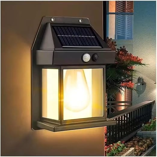 CARTER ENERGY Glass Solar Wall Light Outdoor | Waterproof Solar Wall Lights For Garden | Motion Sensor Solar Powered Night Spotlight | Solar Wall Lamp/Lights | Pack-1 (B0D4Y75J7X) Amazon Price History, Amazon Price Tracker