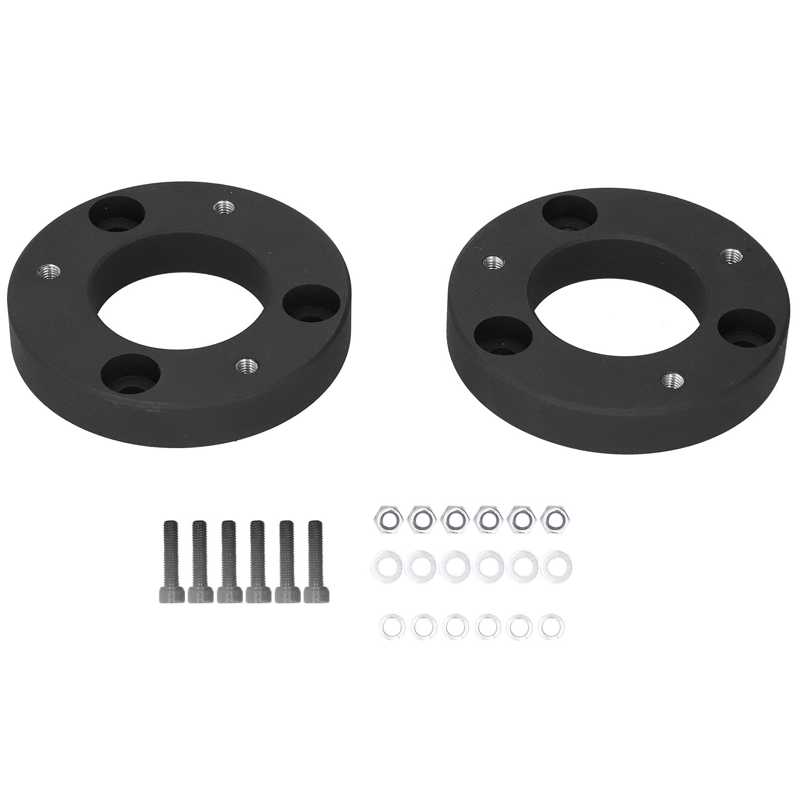 Kit de elevación de nivelación frontal de 1.5 pulgadas, espaciadores de nivelación de acero al carbono para automóvil, kit de elevación de suspensión ajustable, compatible con 2004-2021 4WD