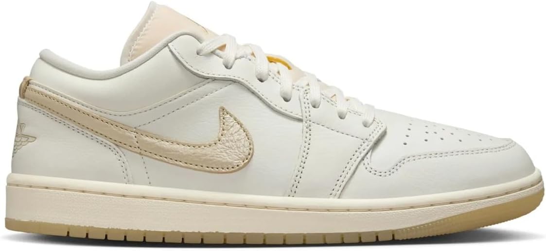 Air Jordan 1 Low SE Women's Shoes (Sail/Pale Ivory/Team Gold)