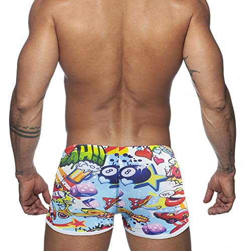 UXH Men's Swimwear Carton Swim Short Beach Pants Swimsuilt3