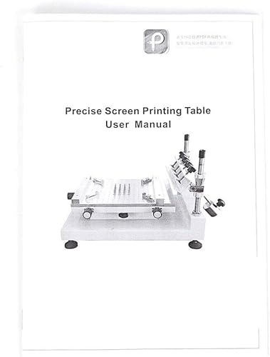 Miniatura 9 de Impresora de la pasta de la soldadura 3040, impresora de la plantilla del PWB de la pantalla de SMT/SMD de la pantalla manual de SMT MAX 250X400MM