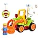 Home Holic Coche para Niños Pequeños con Control Remoto, con Música y Luz, Regalo de Cumpleaños para Niños, Niñas, Niños, Verde