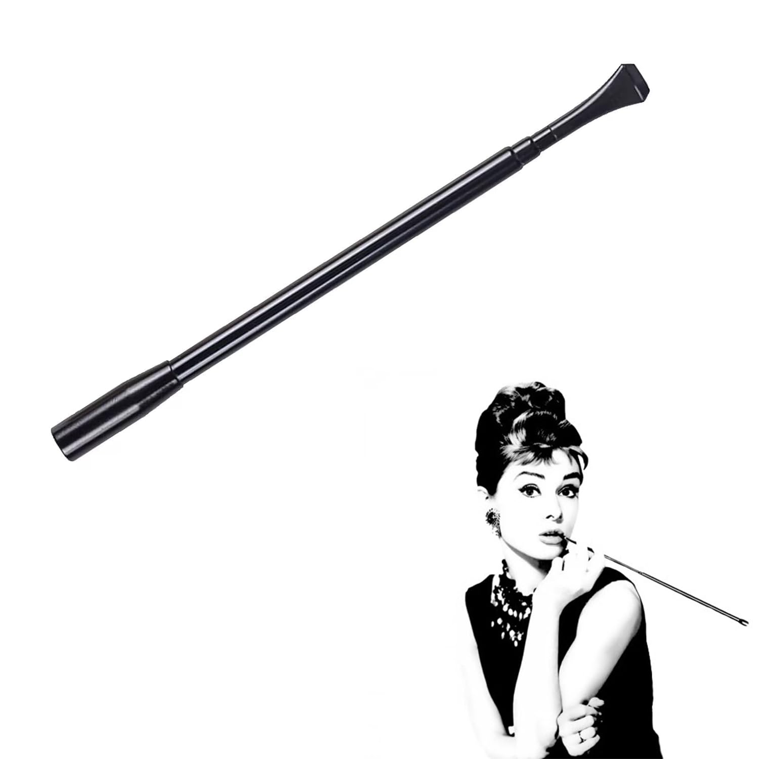 VECES 3pcs Lungo Portasigarette Estensibile Vintage Costume Cosplay 1920 Donne Accessori Stile Audrey Colazione per Festival Party Donne