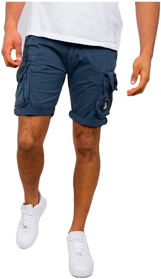 Alpha Industries Heren Crew Short Patch Short New Navy