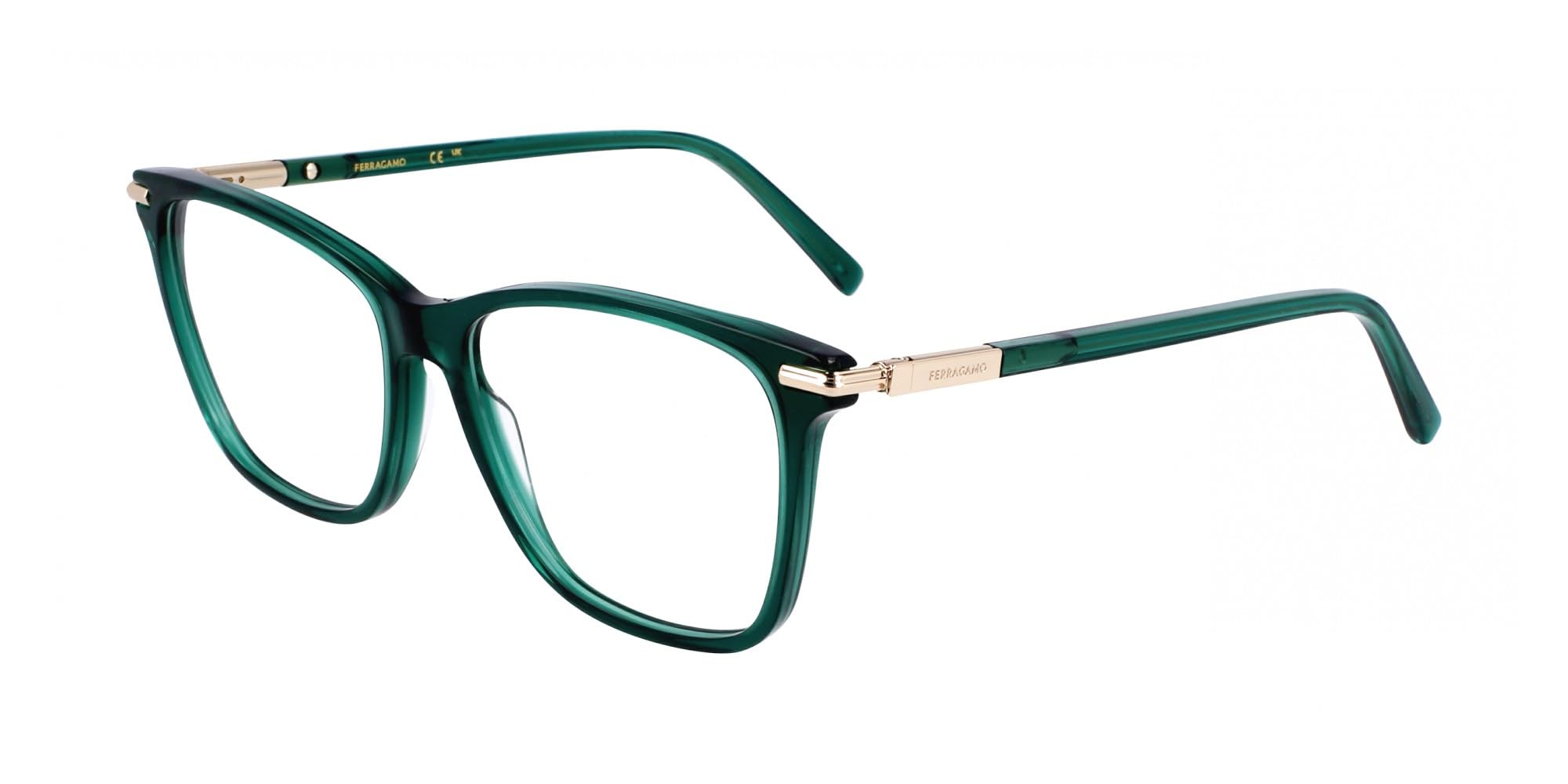 GAFAS FERRAGAMO - SF3013 C: TRANSPARENT ZIELONY/EYE SIZE: 55 BRIDGE: 15 HORYZONTAL MEASURACJA: 55 PIONOWYCH MEASURACJI: 44,9 Zdrowie i higiena osobista