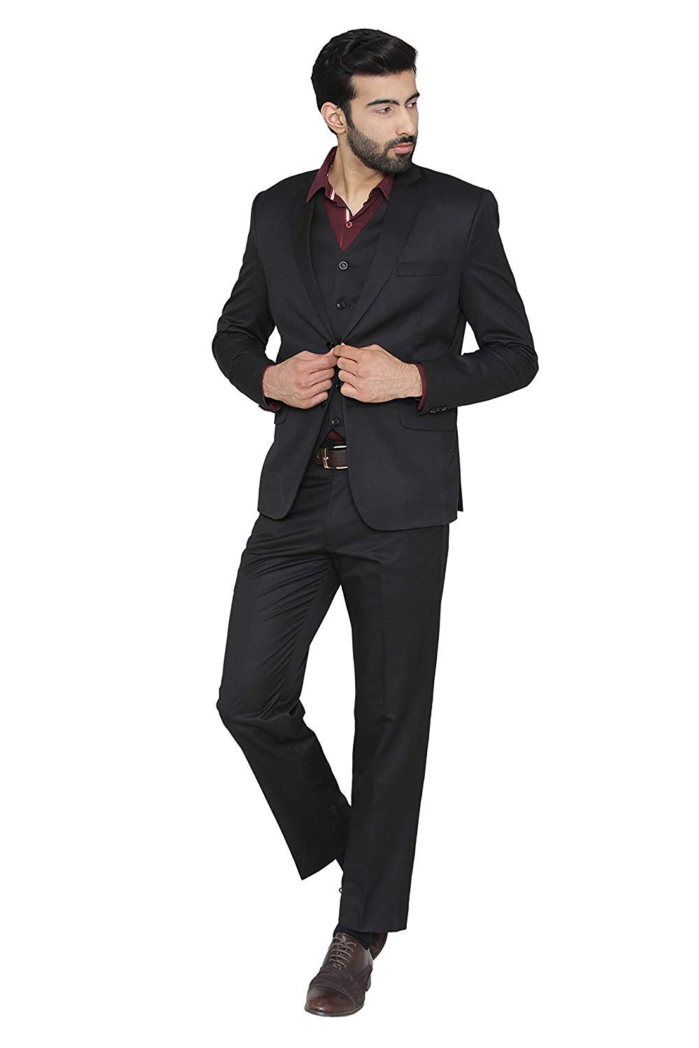 dhingra Men Slim Fit Three Piece Suit-picture-13