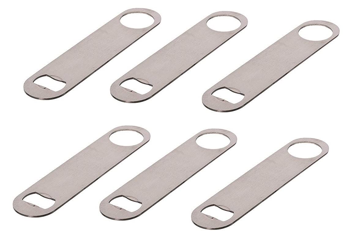 Dynore Stainless Steel Bottle/Bar/Beer/Soda Opener- Set of 6
