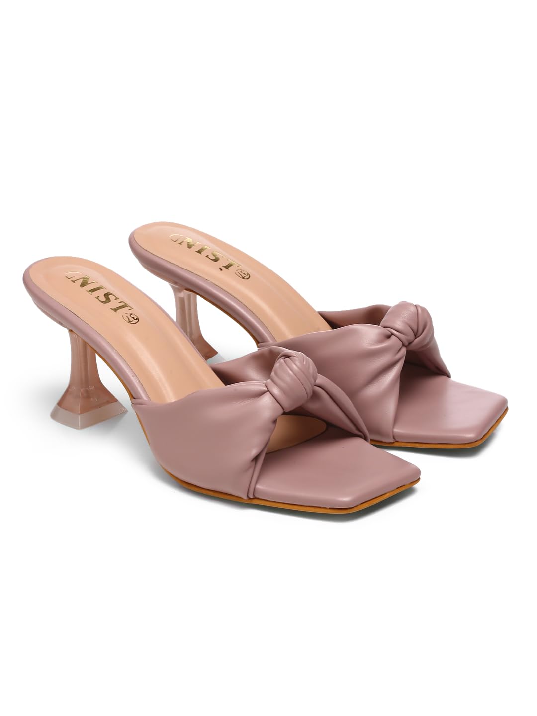 GNIST Mauve Stylish Knot Strap Stilettos Heel, Stylish Fashion Sandal, Comfortable & Lightweight, Office, Party and Formal Occasions for Women Footwear, Size Uk - 7 (B0CWDYX3CC) Amazon Price History, Amazon Price Tracker