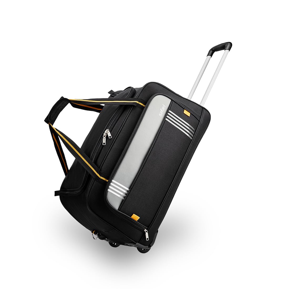 safari Imperia Trolley 3 Years Warranty Duffle Bag (58 Cm, Black)-picture-22