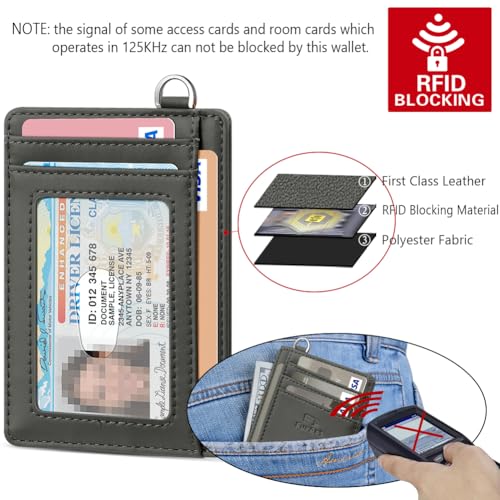 Image of FurArt Slim Minimalist Wallet RFID Credit Card Holder for Men | slim minimalist compact rfid id window thin