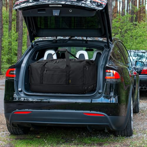 Laripwit Collapsible Duffle Bag with Wheels 130-170L Extra Large Expandable Travel Duffel Bag for Men Women Heavy Duty Military Duffle Bag for Camping Rolling Foldable Carry On Lug image 5