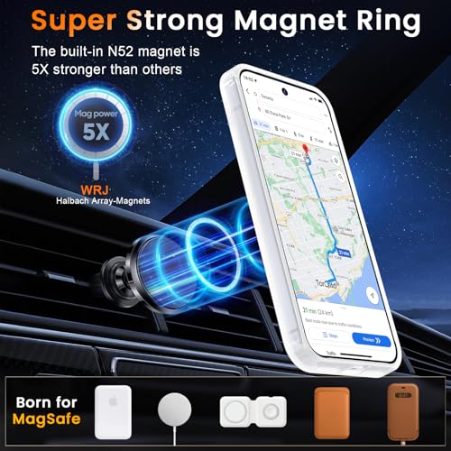 Image of WRJ for Pixel 11 Case /Pixel 11 Pro Case+Screen Protector,Matte Clear