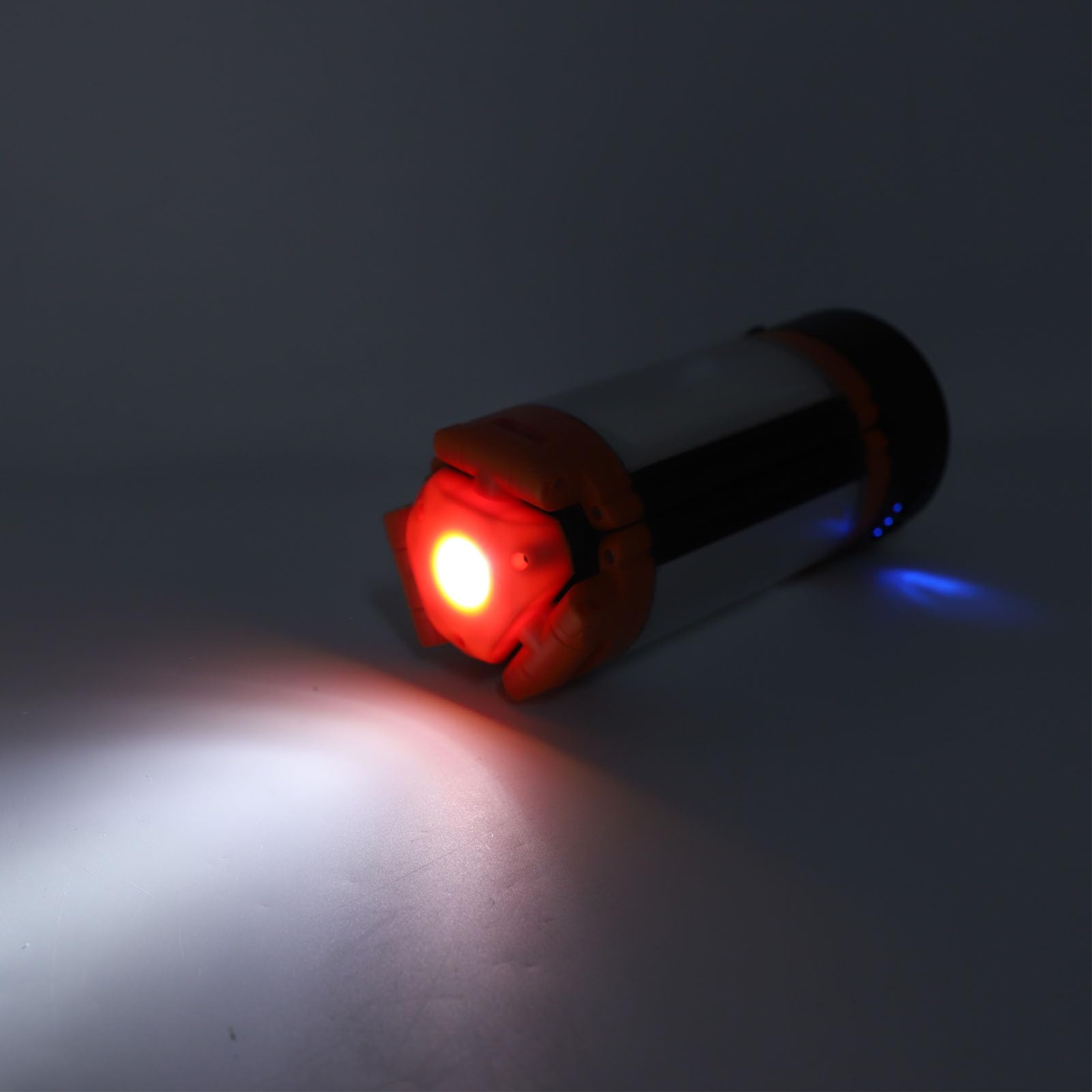 Wiederaufladbare Campingleuchte, 9000 MAh, 186 Cm, 2600 Lm, Tragbare LED-Arbeitsleuchte, Außenleuchte mit Verstellbarem Ständer und 3 LED-Köpfen, Ideal für Garage, Stativ und Magnetische